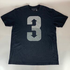 Baseballism Black 3 Up 3 Down Short Sleeve Crewneck Shirt Mens XL